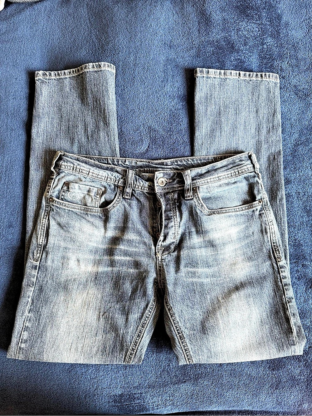 Buffalo David Bitton Men's Denim Jean Waist 32 Blue